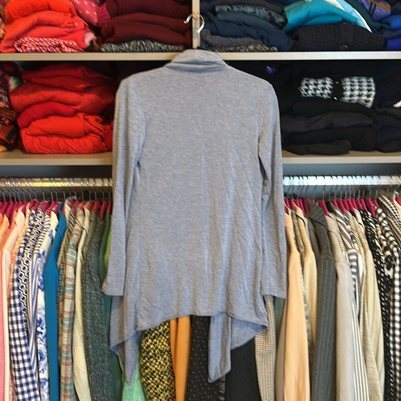 A.N.A. blue long sleeve open front cardigan size XS - Picture 3 of 3